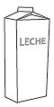 Leche entera fluida fortificada de primera marca